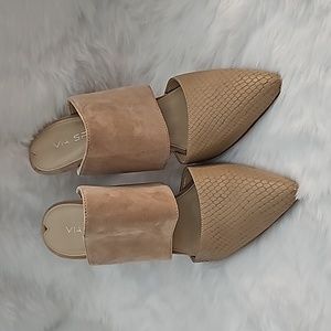 Via Spiga Suede/ Leather Pumps